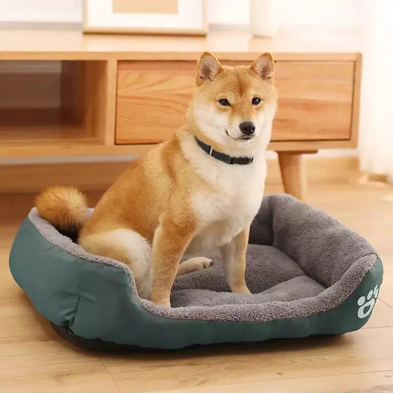 S-3XL Dogs Bed Cat Bed for Small Medium Large Dogs Big Basket Pet House Waterproof Bottom Soft Fleece Warm Cat Bed Sofa House - Fenomenologia Shop