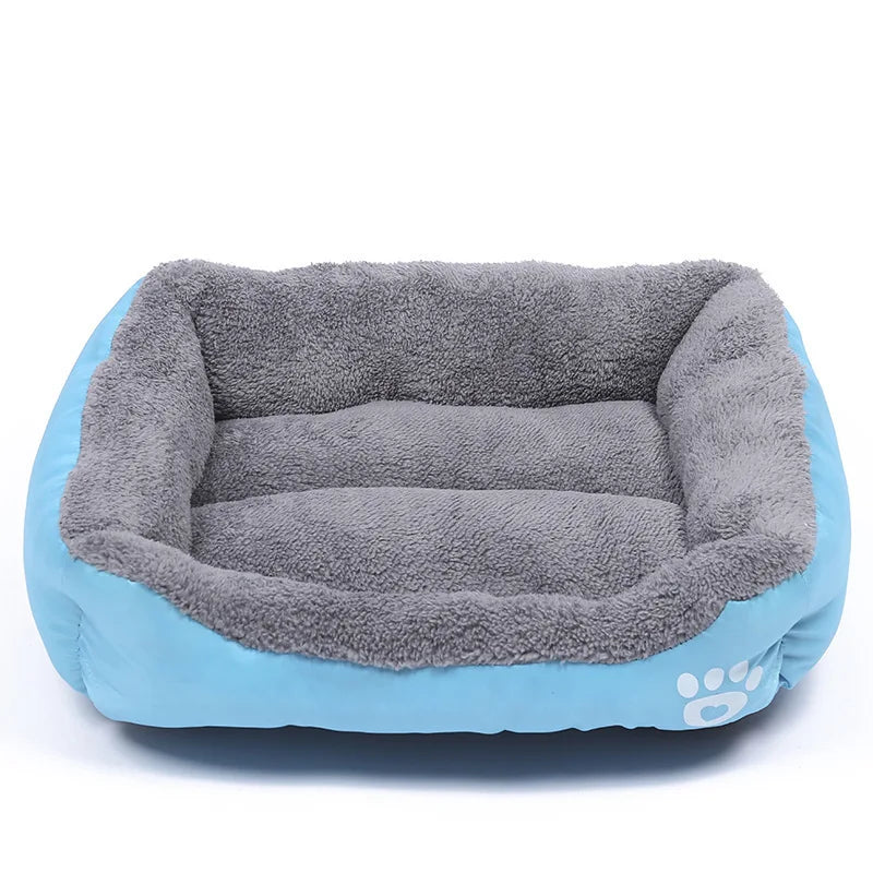 S-3XL Dogs Bed Cat Bed for Small Medium Large Dogs Big Basket Pet House Waterproof Bottom Soft Fleece Warm Cat Bed Sofa House - Fenomenologia Shop