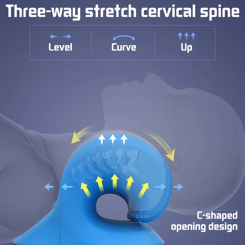 Cuscino elasticizzato per la colonna vertebrale cervicale per alleviare il dolore muscolare del corpo - Fenomenologia Shop