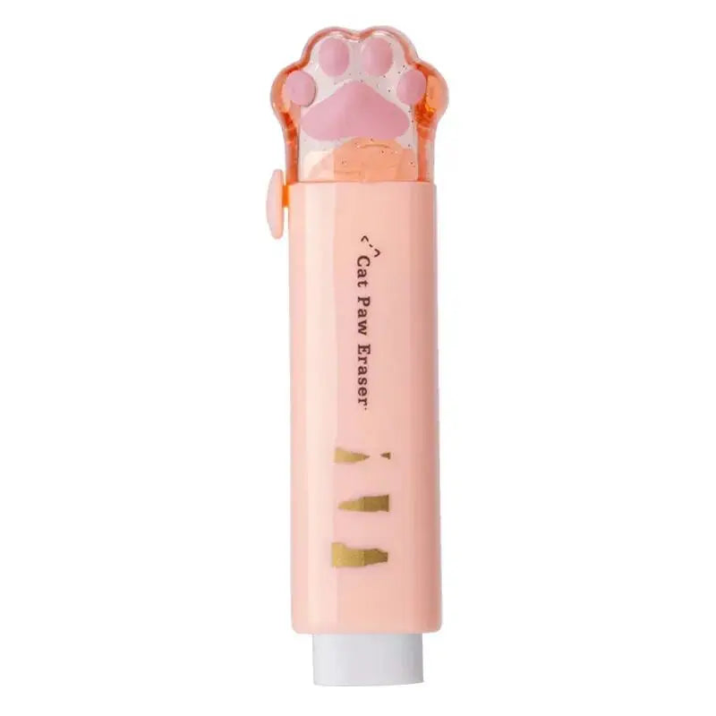 Kawaii Push-pull Design Cat Paw Portable Rubber Eraser Cute Erasers for Kids School Office Supplies Gift Stationery Prizes - Fenomenologia Shop