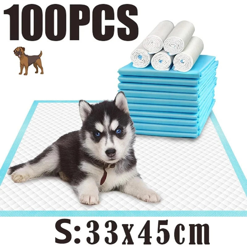 Super Absorbent Pet Diaper DogTraining Pee Pads Disposable Healthy Nappy Mat Cats Dog Diapers Quick-dry Surface Mat Give Birth - Fenomenologia Shop