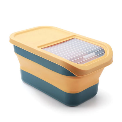 13/33LB Collapsible Cat Dog Food Storage Container Dry Cat Food Box With Lids Airtight Sealing Kitchen Grain Rice Storage Boxes - Fenomenologia Shop