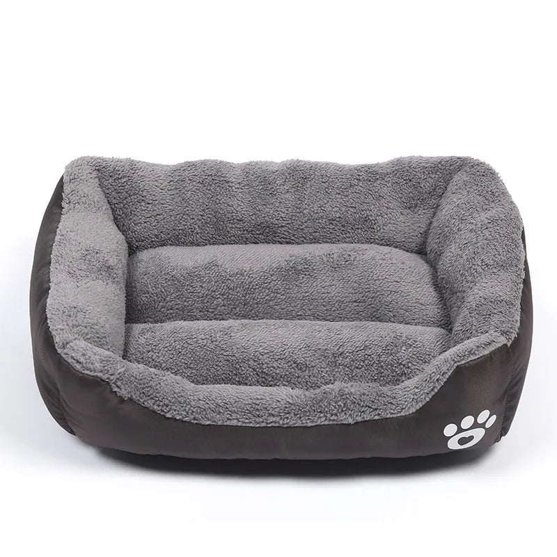 S-3XL Dogs Bed Cat Bed for Small Medium Large Dogs Big Basket Pet House Waterproof Bottom Soft Fleece Warm Cat Bed Sofa House - Fenomenologia Shop