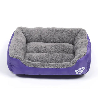 S-3XL Dogs Bed Cat Bed for Small Medium Large Dogs Big Basket Pet House Waterproof Bottom Soft Fleece Warm Cat Bed Sofa House - Fenomenologia Shop