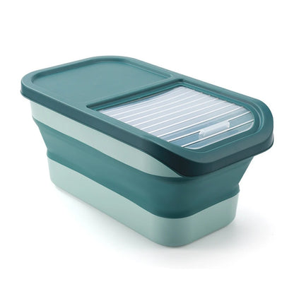 13/33LB Collapsible Cat Dog Food Storage Container Dry Cat Food Box With Lids Airtight Sealing Kitchen Grain Rice Storage Boxes - Fenomenologia Shop