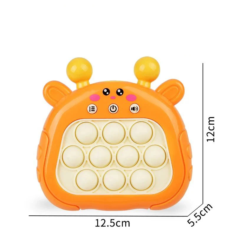 Upgraded Pop Quick Push Bubbles Game Fidget Toys for Kids Adult Anti Stress Sensory Toys Funny Light-Up Whac-A-Mole Game Machine - Fenomenologia Shop