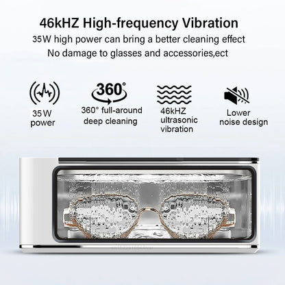 Ultrasonic Cleaner 35W Ultrasonic Glasses Jewelry Cleaner 500ML Ultrasonic Cleaning Machine Ultrasound Washing Bath For Glasses - Fenomenologia Shop