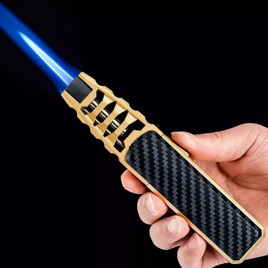 2023 Kitchen BBQ Cigar Big Jet Flame Fire Torch Outdoor Camping Lighter Mans Tools Without Butane Gas - Fenomenologia Shop