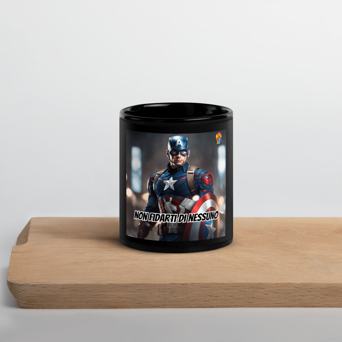 Mug Captain America - Spirito di Libertà in Ogni Sorso - Fenomenologia Shop