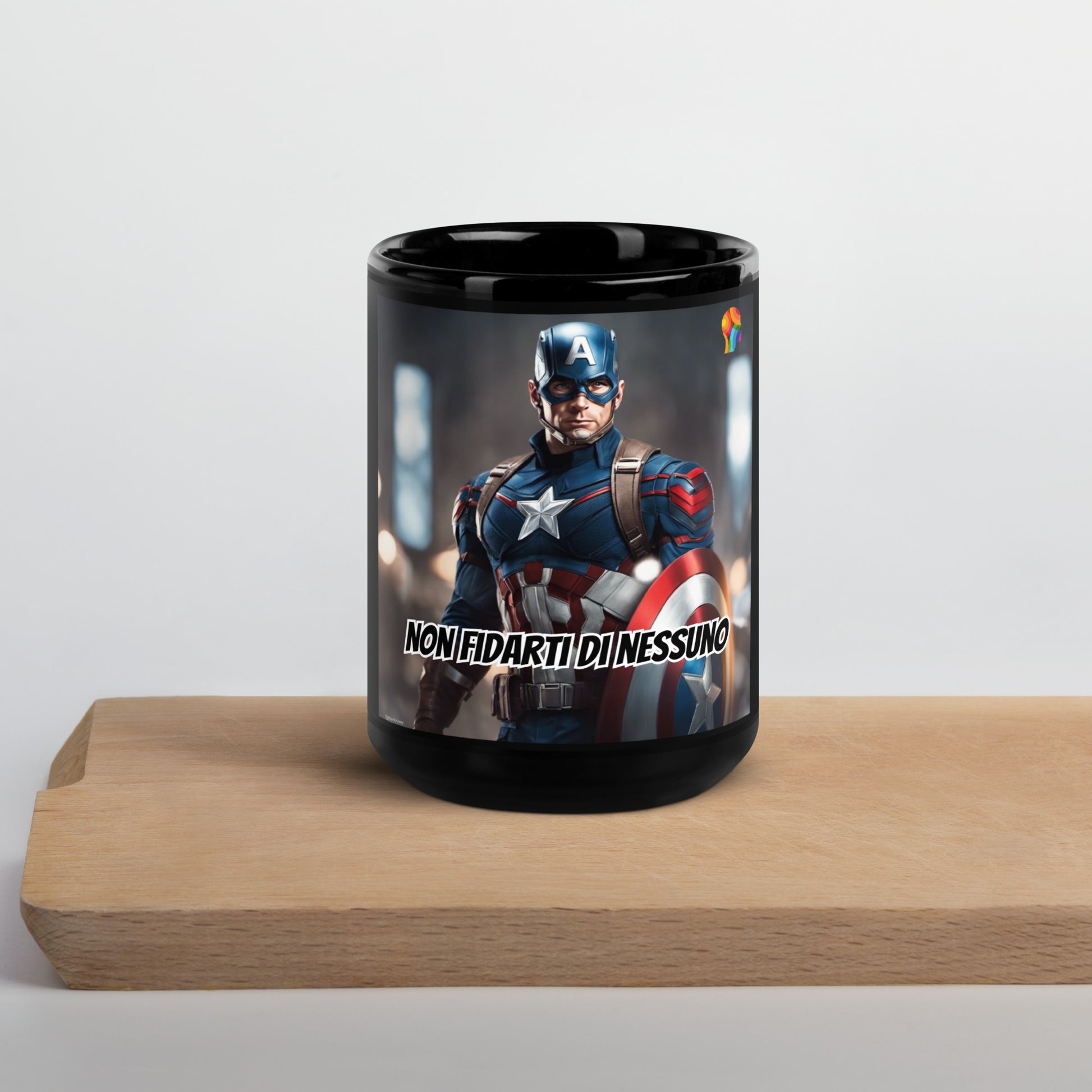 Mug Captain America - Spirito di Libertà in Ogni Sorso - Fenomenologia Shop