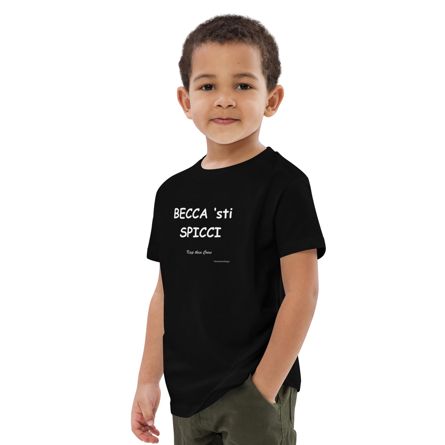 T-shirt in cotone ecologico per bambini - Fenomenologia Shop