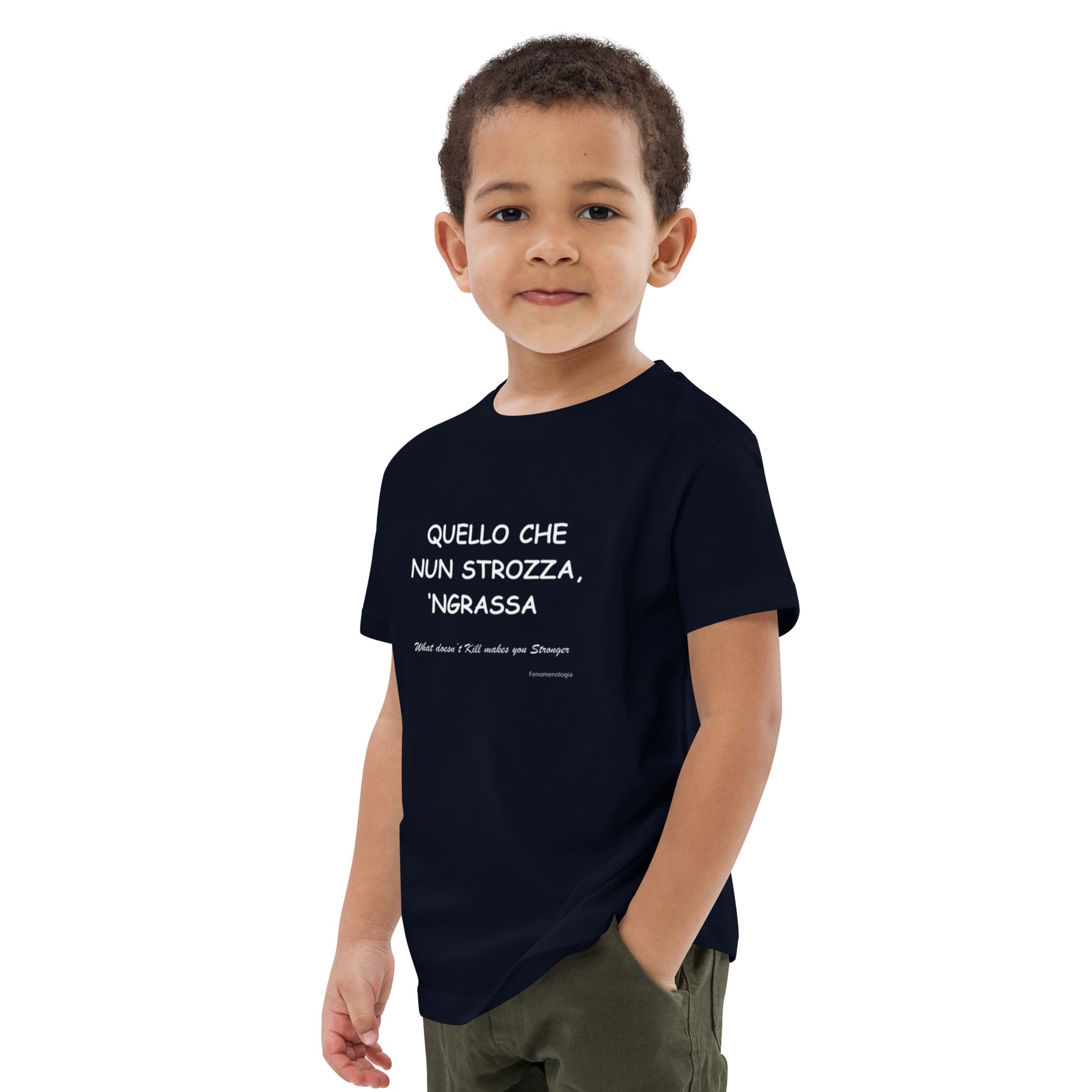 T-shirt in cotone organico per bambini - Fenomenologia Shop