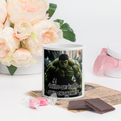 Mug Hulk - Potenza Esplosiva in Ogni Bevuta - Fenomenologia Shop