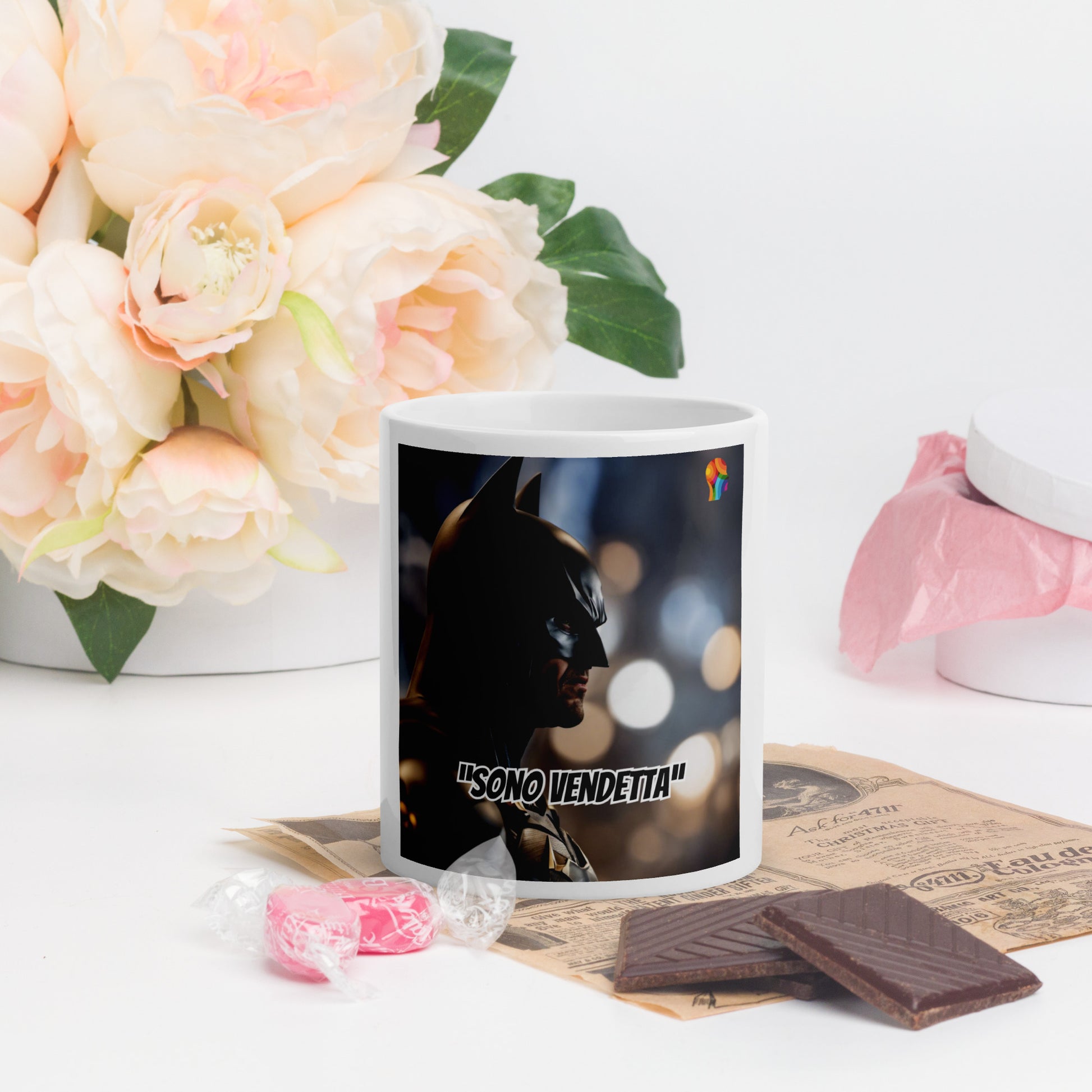 Mug Batman V.2 - L'Icona del Coraggio e dell'Eleganza - Fenomenologia Shop