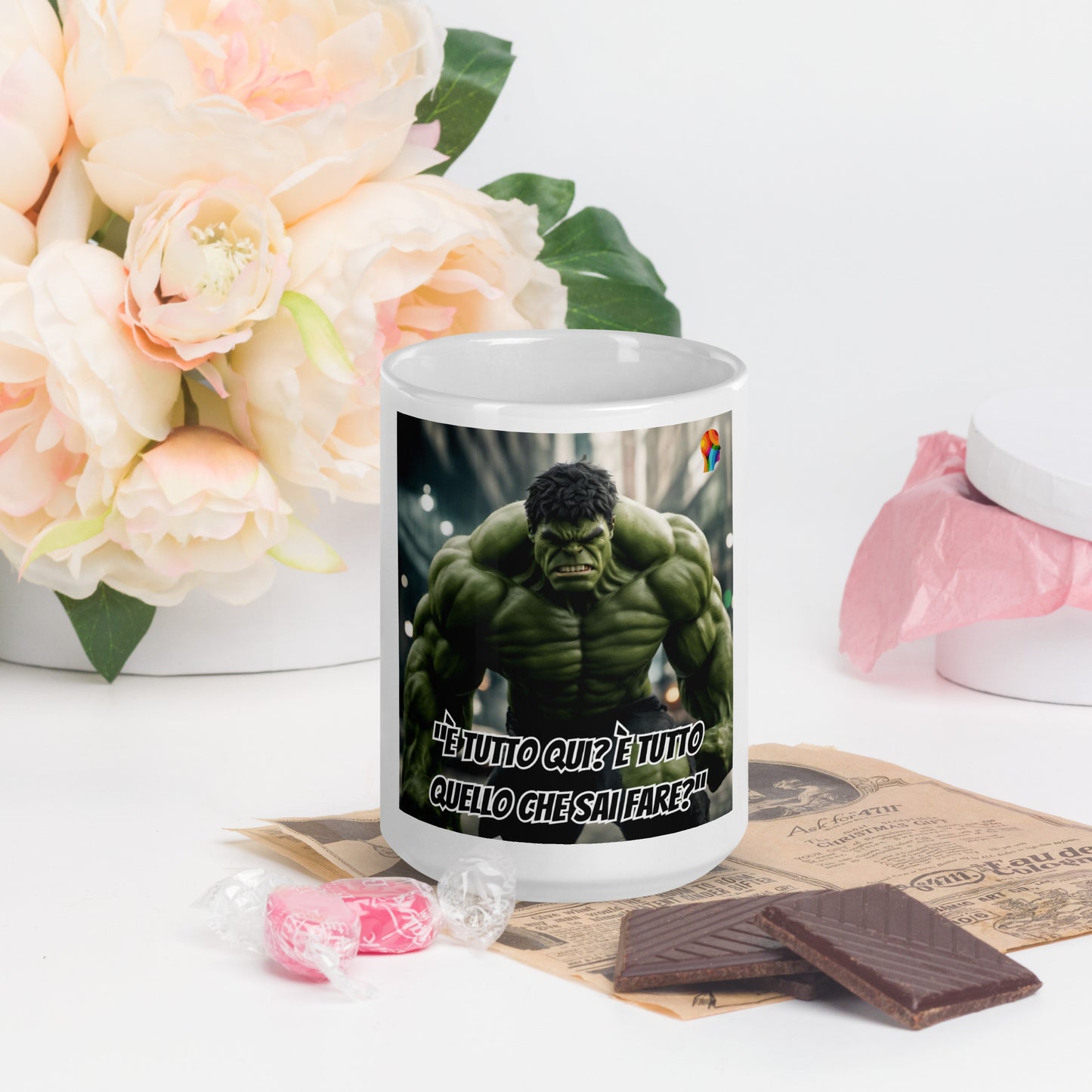 Mug Hulk - Potenza Esplosiva in Ogni Bevuta - Fenomenologia Shop